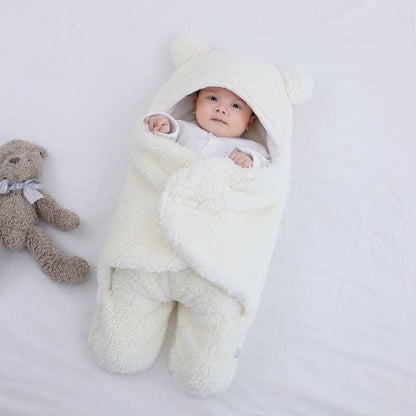 Winter Swaddle Dekentje voor Baby met Fleece Voering