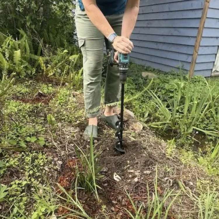 DrillRoot Grondboor Opzetstuk voor Tuin en Plantgaten