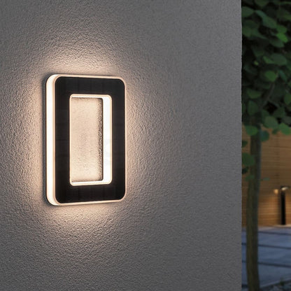Zonne-energie huisnummerverlichting met LED en schemersensor