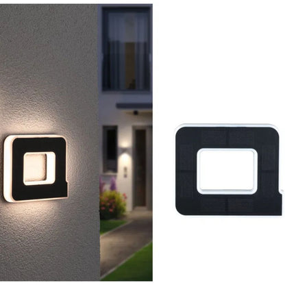 Zonne-energie huisnummerverlichting met LED en schemersensor
