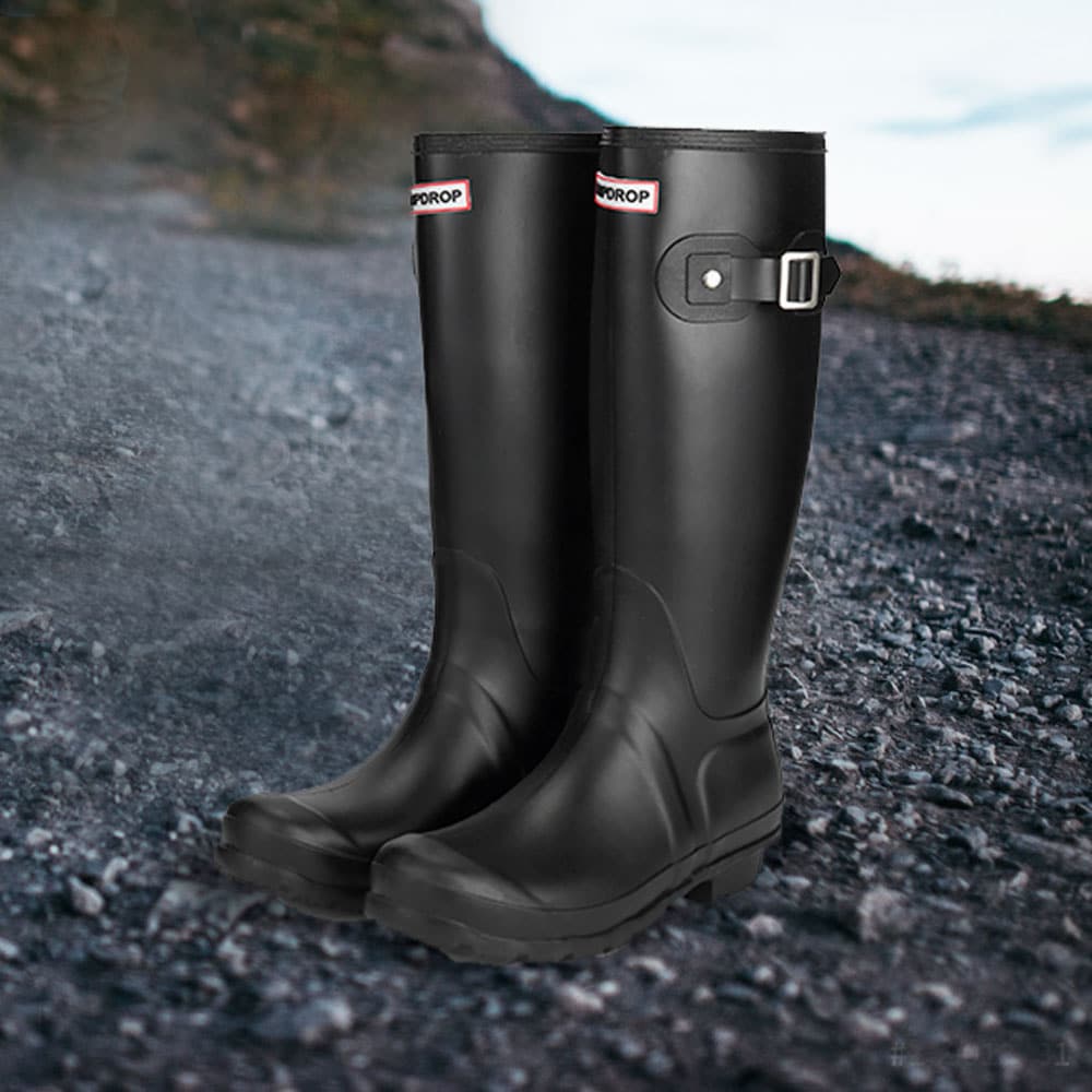 Regenlaars Dames HoogSpat – Waterdicht met Gripzool