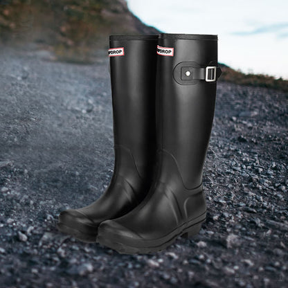 Regenlaars Dames HoogSpat – Waterdicht met Gripzool