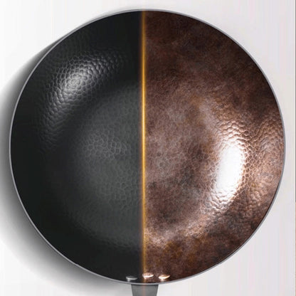 Premium Gietijzeren Koekenpan 28 cm - Natuurlijke Anti-aanbaklaag