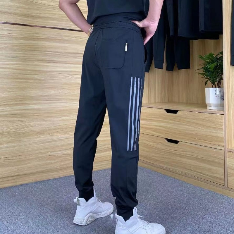 Heren Trainingspak met Tapered Joggingbroek – De Strakke Sportset