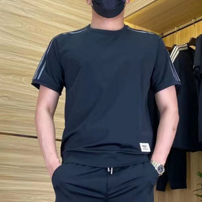 Heren Trainingspak met Tapered Joggingbroek – De Strakke Sportset