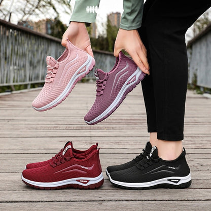 Lichtgewicht Dames Sportsneakers met Elastische Sluiting – De Dagcomfort Runner