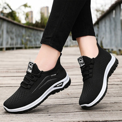 Lichtgewicht Dames Sportsneakers met Elastische Sluiting – De Dagcomfort Runner