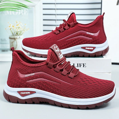 Lichtgewicht Dames Sportsneakers met Elastische Sluiting – De Dagcomfort Runner
