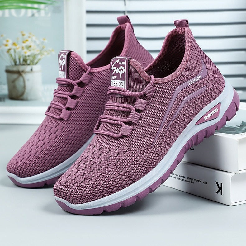 Lichtgewicht Dames Sportsneakers met Elastische Sluiting – De Dagcomfort Runner