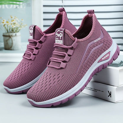 Lichtgewicht Dames Sportsneakers met Elastische Sluiting – De Dagcomfort Runner