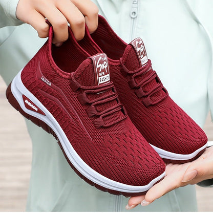 Lichtgewicht Dames Sportsneakers met Elastische Sluiting – De Dagcomfort Runner