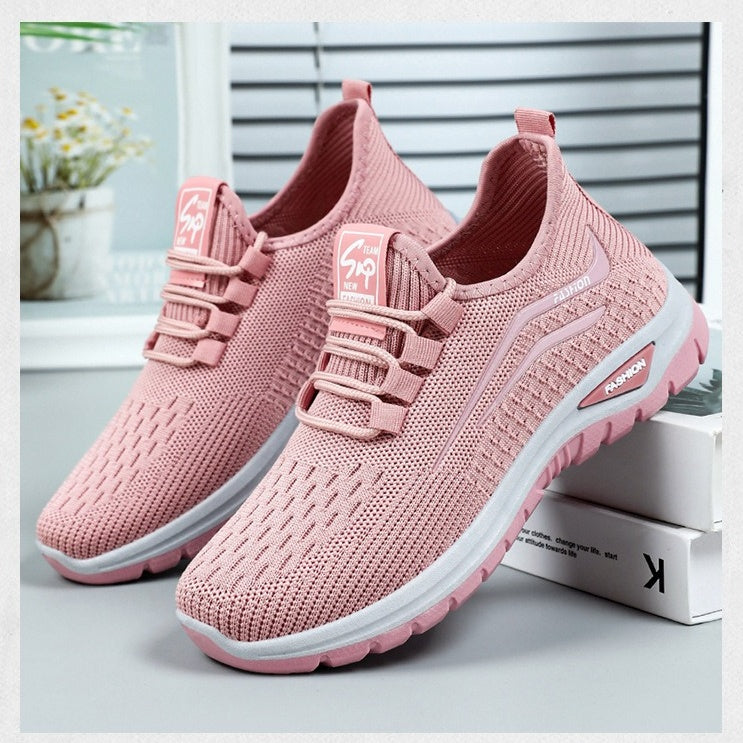 Lichtgewicht Dames Sportsneakers met Elastische Sluiting – De Dagcomfort Runner