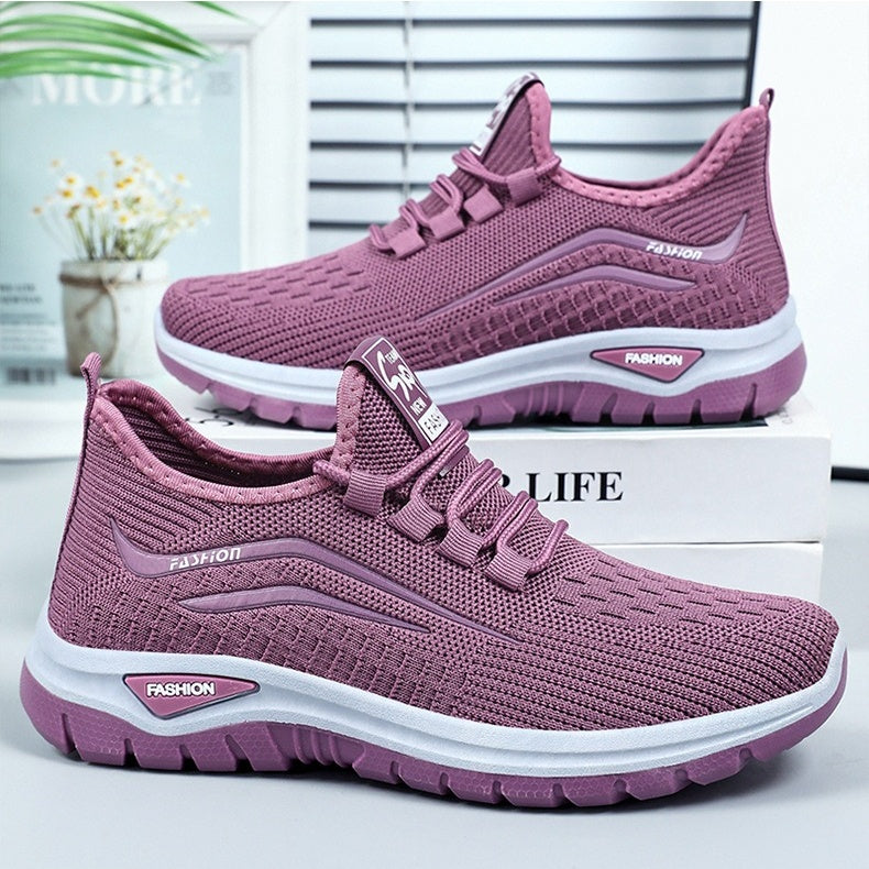 Lichtgewicht Dames Sportsneakers met Elastische Sluiting – De Dagcomfort Runner