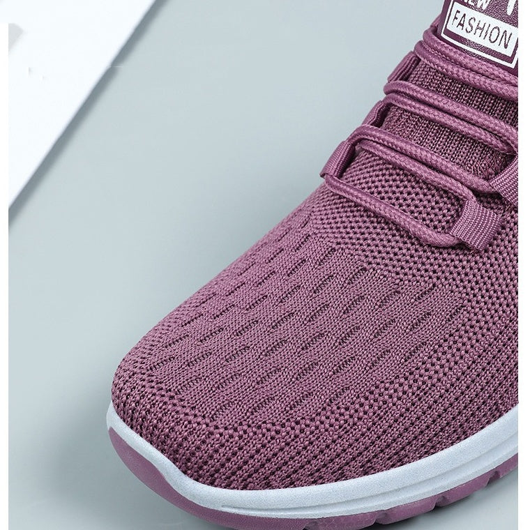 Lichtgewicht Dames Sportsneakers met Elastische Sluiting – De Dagcomfort Runner