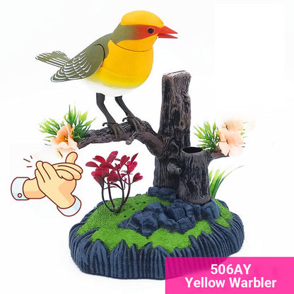 Interactieve Tjilpende Vogel met Stemgestuurde Bewegingen