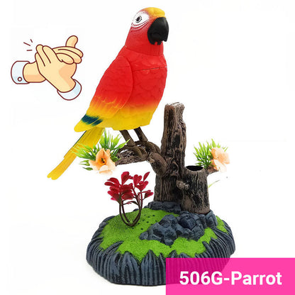 Interactieve Tjilpende Vogel met Stemgestuurde Bewegingen