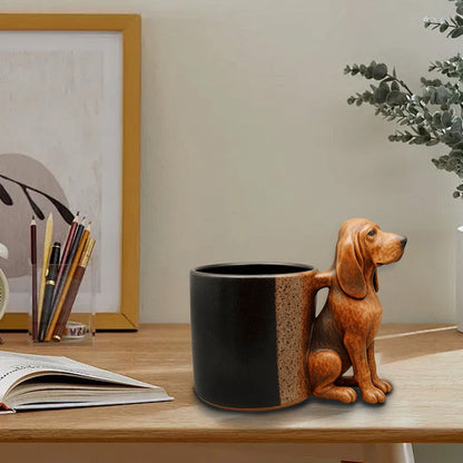 WuffCup Teckel Mok - Decoratieve Keramische Koffiemok