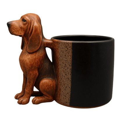 WuffCup Teckel Mok - Decoratieve Keramische Koffiemok