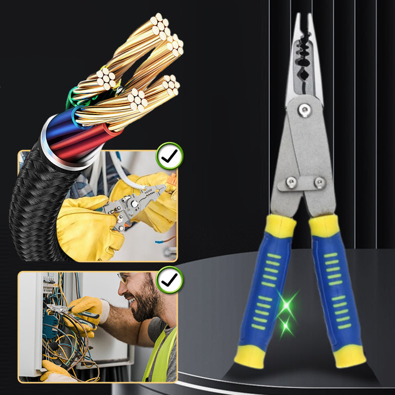 PliGrip Verstelbare Draadstripper Tang – Multifunctioneel Gereedschap voor Elektriciens