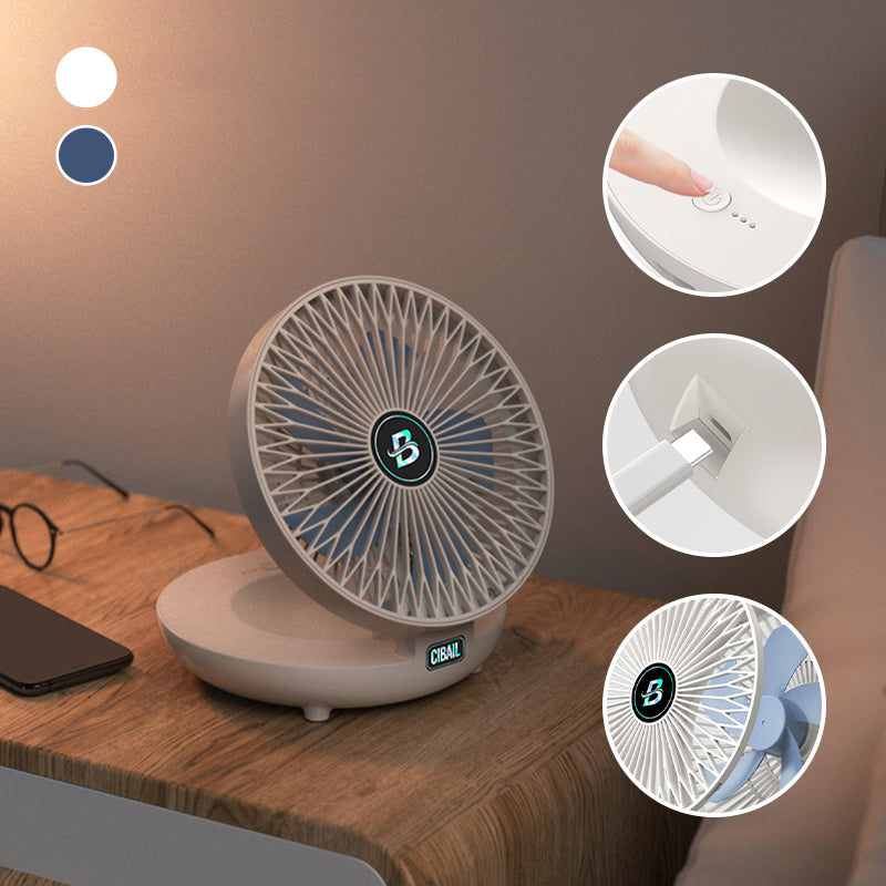 BreezeBuddy Draagbare Ventilator – Krachtige, Stille & Compacte Persoonlijke Verkoeling met Lange Batterijduur