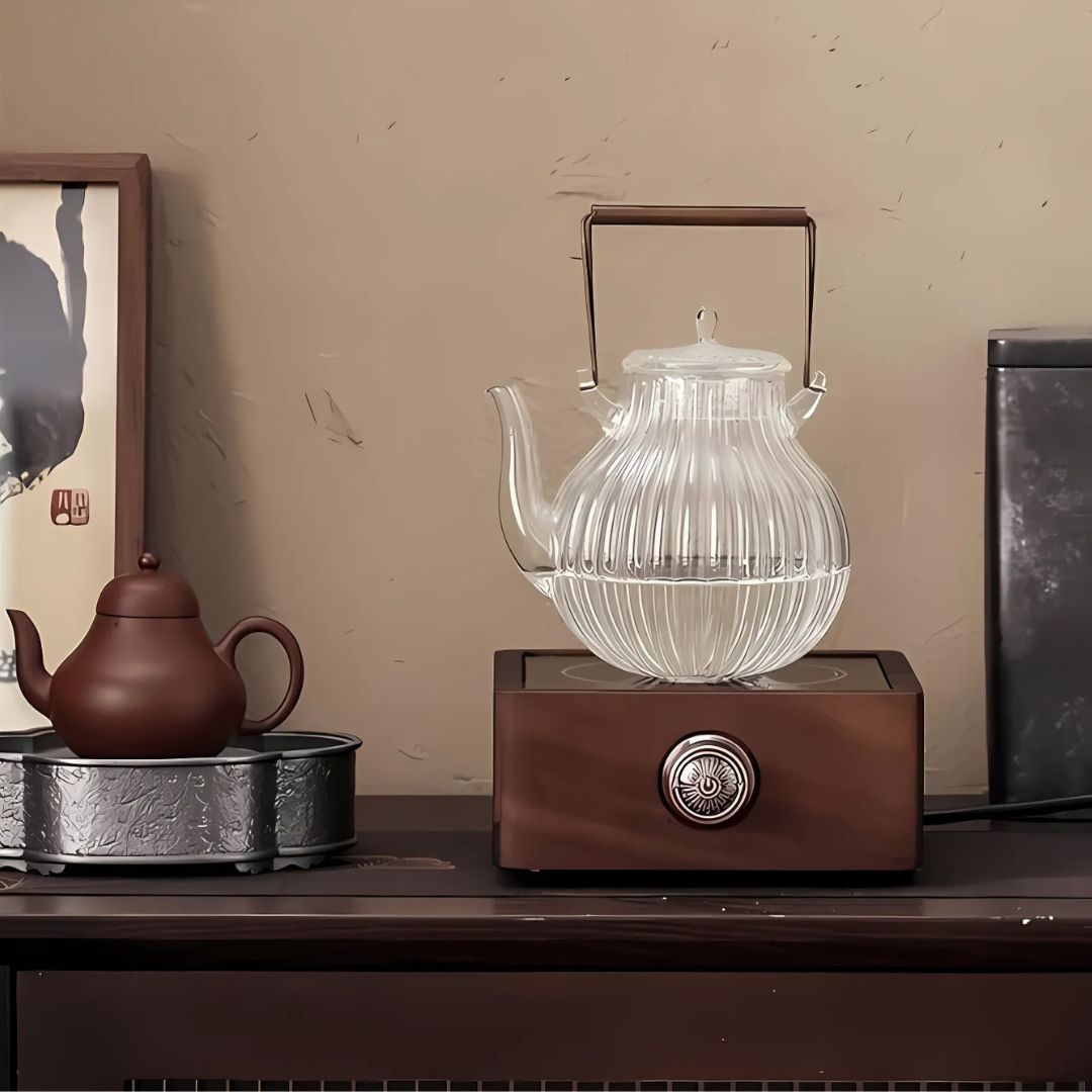 Walnoot Infrarood Drankenverwarmer met Instelbare Temperatuur