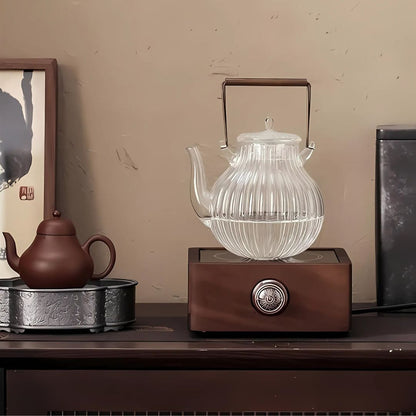 Walnoot Infrarood Drankenverwarmer met Instelbare Temperatuur