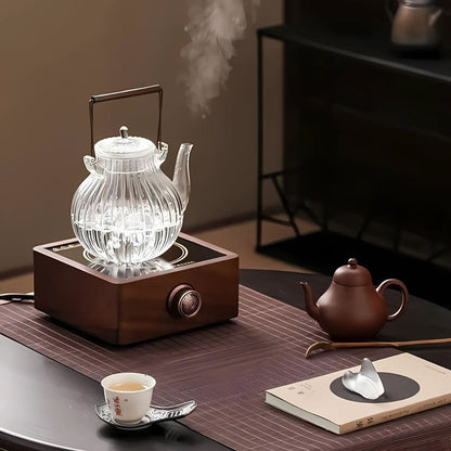 Walnoot Infrarood Drankenverwarmer met Instelbare Temperatuur
