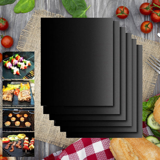 Herbruikbare teflon bakmat 40x33 cm – set van 5