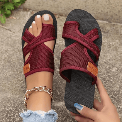 Comfort Mesh Dames Teensandalen met Voetboogsteun