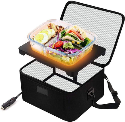 HeatGo Pro – Elektrische Draagbare Voedselwarmer Lunchbox met 3-in-1 Aansluiting