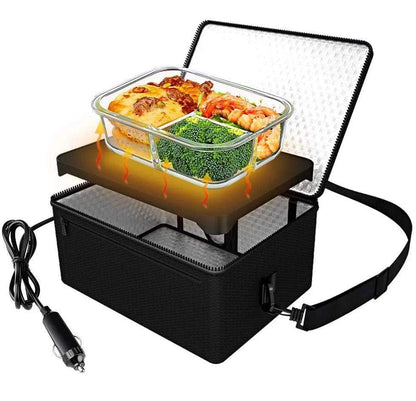 HeatGo Pro – Elektrische Draagbare Voedselwarmer Lunchbox met 3-in-1 Aansluiting