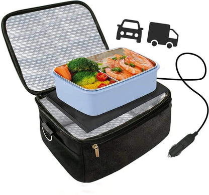 HeatGo Pro – Elektrische Draagbare Voedselwarmer Lunchbox met 3-in-1 Aansluiting