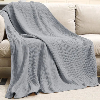 Mousseline Katoenen Plaid Deken - Zachte Lichte Woonkamer Slaapkamer Throw