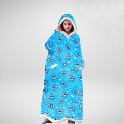 WarmNest Oversized Deken-Hoodie met Sherpa Voering