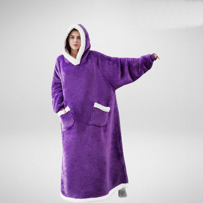 WarmNest Oversized Deken-Hoodie met Sherpa Voering