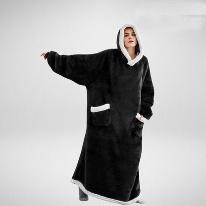 WarmNest Oversized Deken-Hoodie met Sherpa Voering