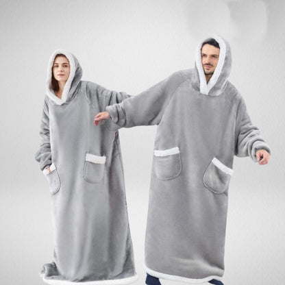 WarmNest Oversized Deken-Hoodie met Sherpa Voering