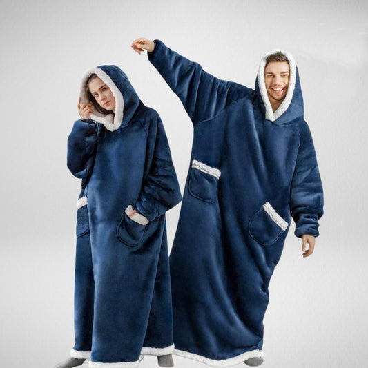 WarmNest Oversized Deken-Hoodie met Sherpa Voering