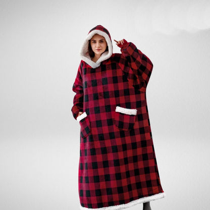 WarmNest Oversized Deken-Hoodie met Sherpa Voering