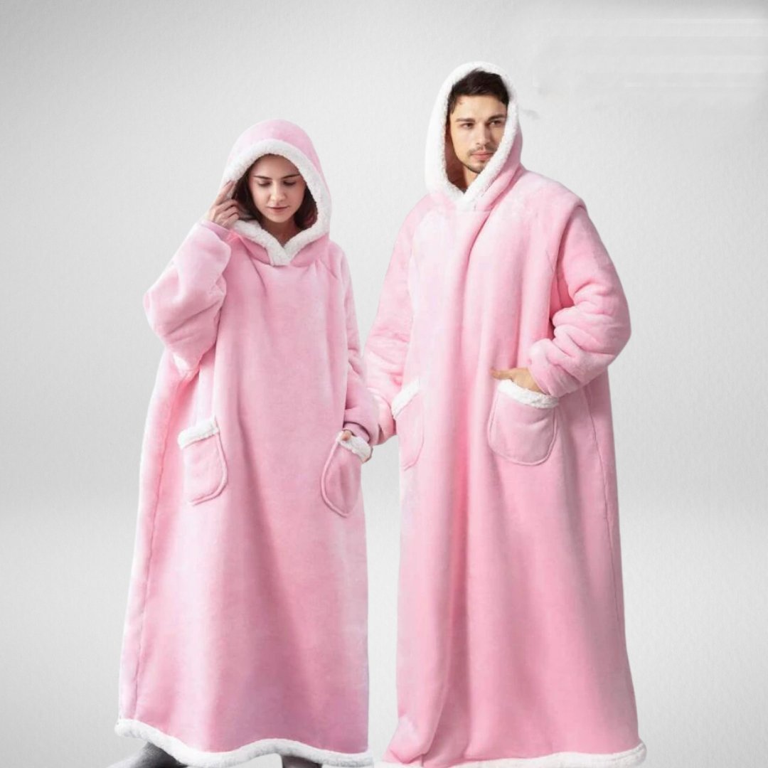 WarmNest Oversized Deken-Hoodie met Sherpa Voering