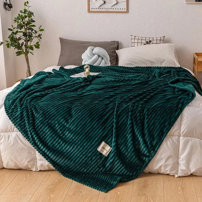 Dikke Flanel Herfstdeken - WarmHaven