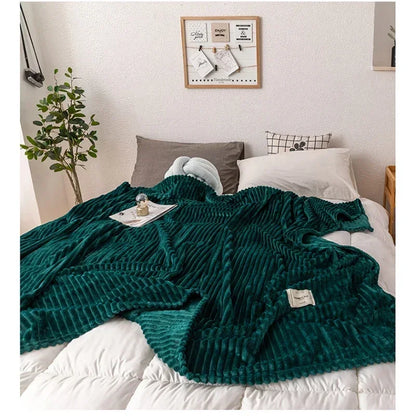 Dikke Flanel Herfstdeken - WarmHaven