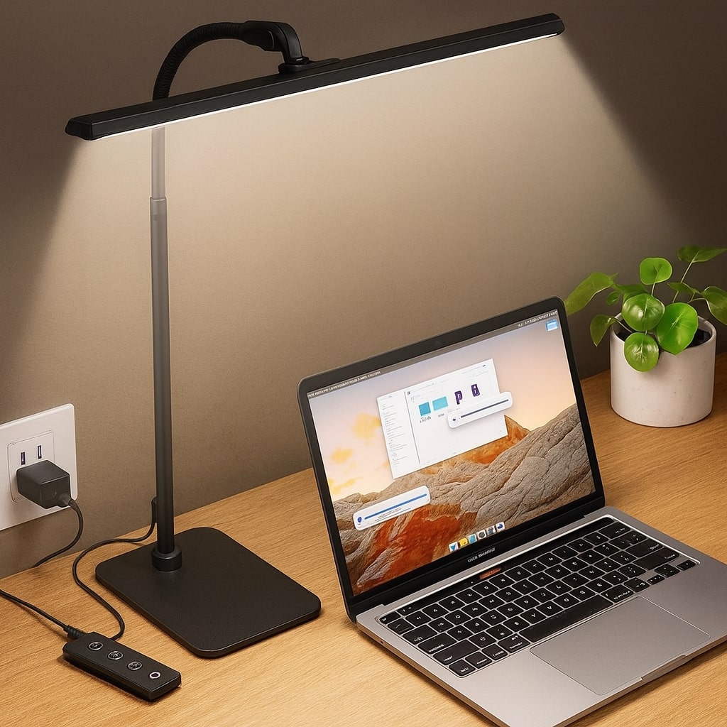 TafellampStral LED Bureaulamp Dimbaar Met Flexibele Hals
