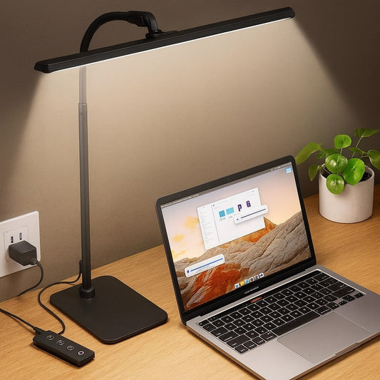 TafellampStral LED Bureaulamp Dimbaar Met Flexibele Hals