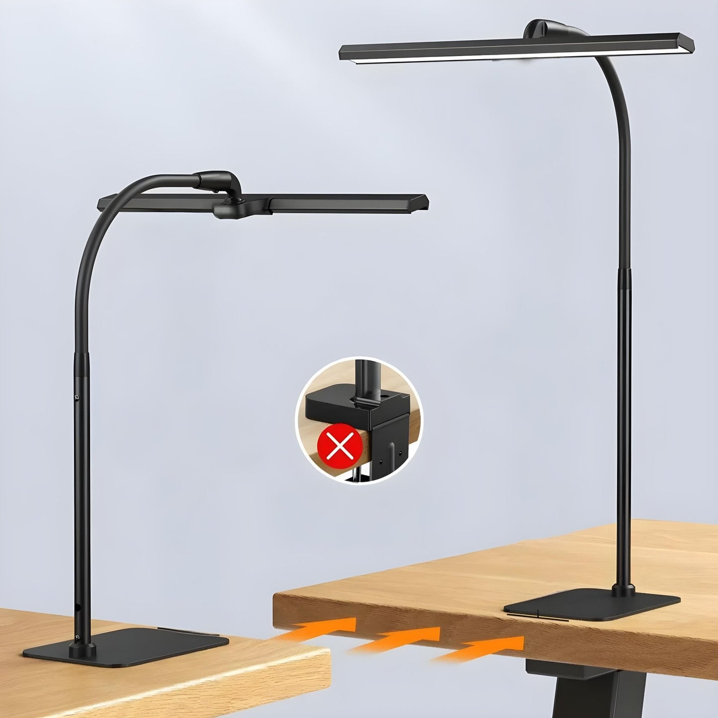 TafellampStral LED Bureaulamp Dimbaar Met Flexibele Hals