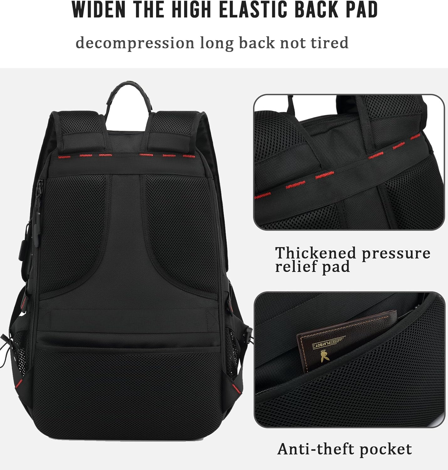 Elite Avontuur 60L Uitbreidbare Reisrugzak met USB-opladen