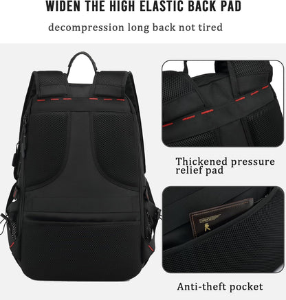 Elite Avontuur 60L Uitbreidbare Reisrugzak met USB-opladen