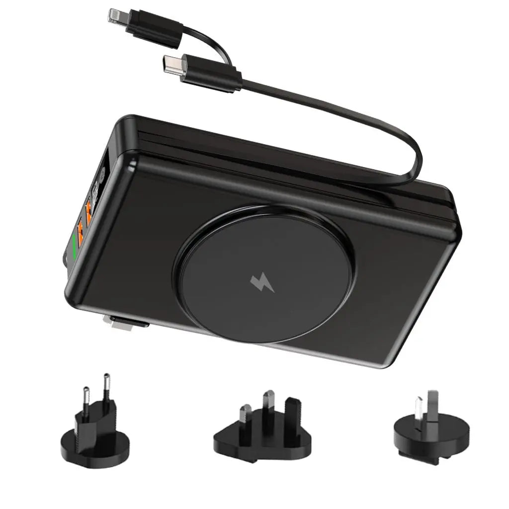 EnergieMate 5-in-1 Powerbank – 15.000mAh met Snellaadfunctie