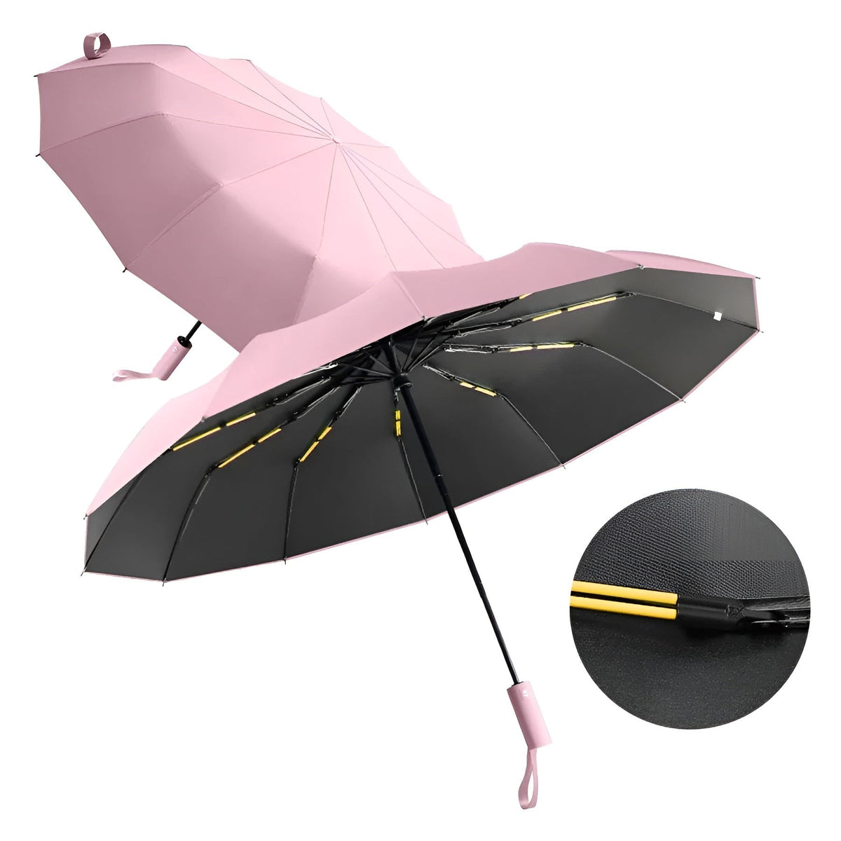 Automatische paraplu – UV-bescherming SPF 50+, Compact & Windbestendig