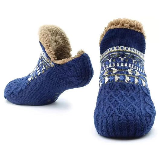 WarmGrip – Warme Antislip Wintersokken voor Thuisgebruik (Unisex)